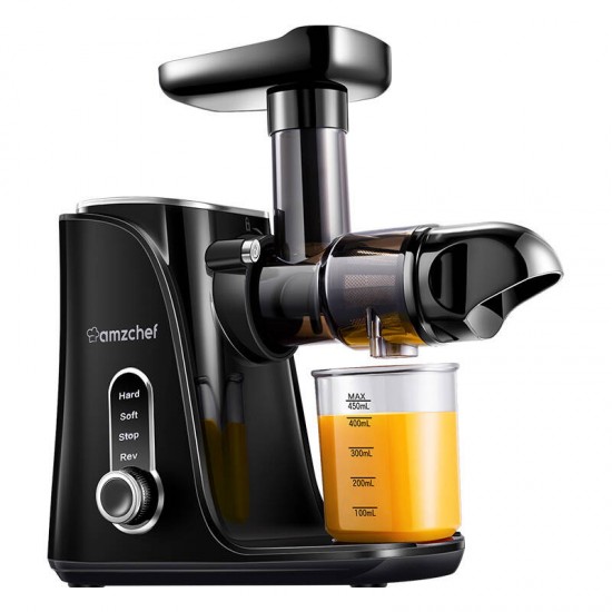 AMZCHEF GM3001-BK Αποχυμωτής αργής ταχύτητας (μαύρο)