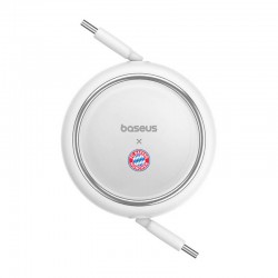 Καλώδιο φόρτισης Baseus USB-C σε USB-C 100W (λευκό) Bayern Edition