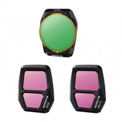 Sunnylife A3S-FI925CPL ρυθμιζόμενο φίλτρο φακού, CPL+ND8+ND16 για AIR 3S 3pcs