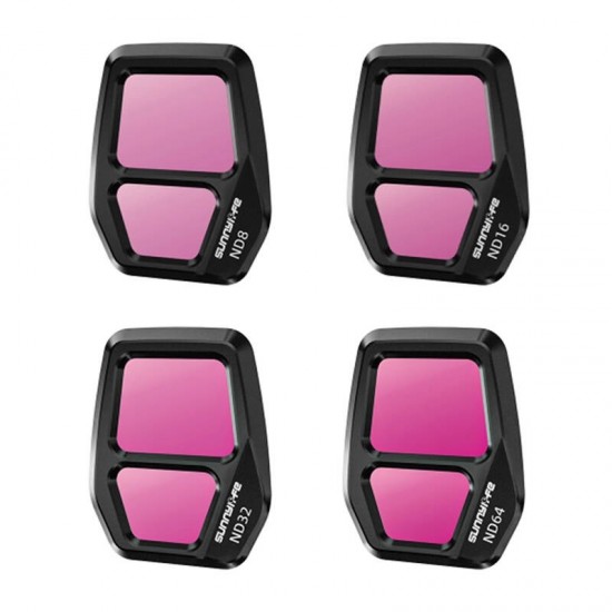 Sunnylife A3S-FI926 φίλτρο φακού για AIR 3S 4pcs μίγμα ND8+ND16+ND32+ND64