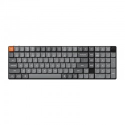 Keychron K17 Max RGB Brown Switch Ασύρματο πληκτρολόγιο χαμηλού προφίλ (μαύρο) [K17M-H3].