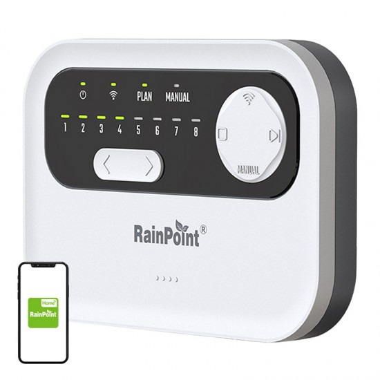 Ελεγκτής ψεκασμού 8 ζωνών RainPoint WiFi