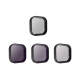 Lens filter set CPL+ND 8/16/32 Telesin for GoPro Hero 9 / Hero 10 / Hero 11 / Hero 12 (GP-FLT-903)