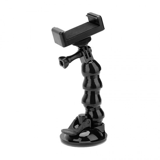 Flexible car suction cup mount TELESIN for action cameras