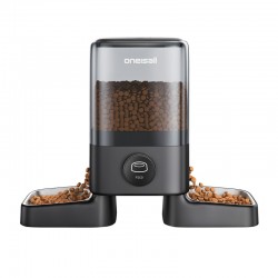 Διπλός έξυπνος διανομέας ζωοτροφών 5L Oneisall PF09