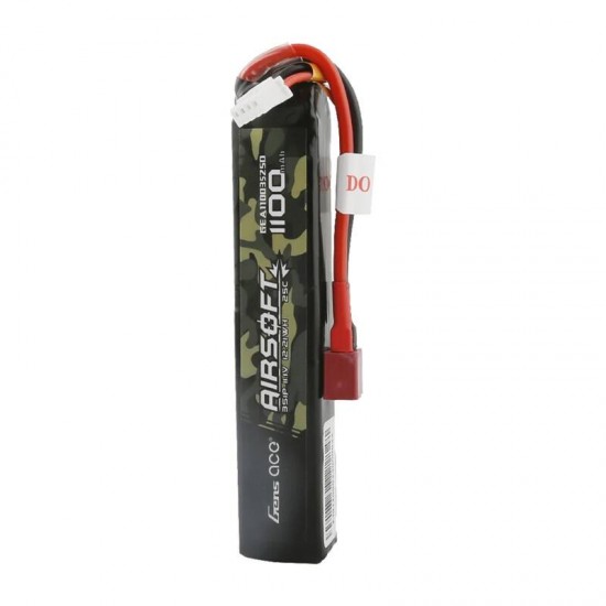 Lipo Gens Ace 25C 1100mAh 3S1P 11.1V μπαταρία όπλου Airsoft με T-βύσμα