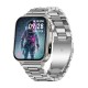 Colmi P80 smartwatch (ατσάλινο και ασημί)