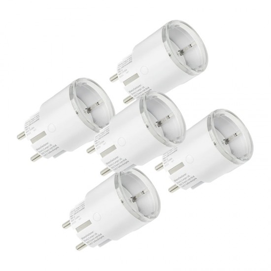 Σετ 5 έξυπνων πριζών Shelly Plug S MTR Gen3 12A (λευκό)