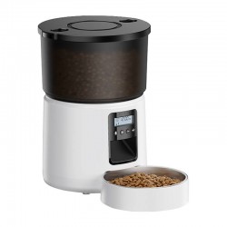 Rojeco 3L αυτόματος διανομέας τροφοδοσίας έκδοση κουμπιού (λευκό)