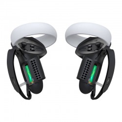 Controller Grip with Battery Door Kiwi Design Q1 PRO-2.2 for Meta Quest 2 Black