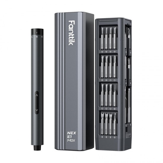 Σετ ηλεκτρικών κατσαβιδιών Fanttik E1 Max 3.7V (γκρι)