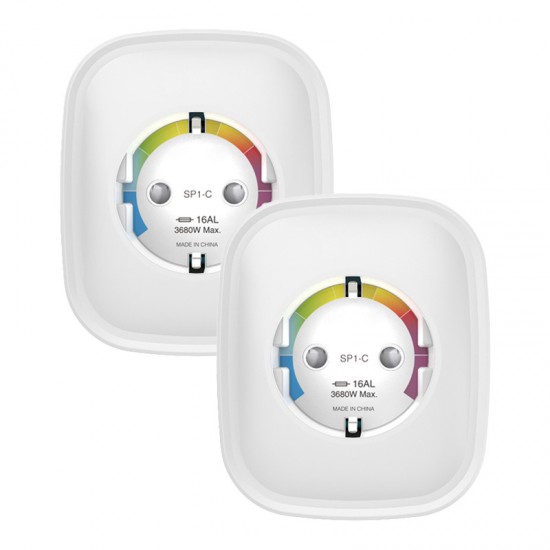 Έξυπνη πρίζα Gosund SP1-HE WiFi, 2 τεμάχια (HomeKit) (συσκευασία δύο τεμαχίων) 16A
