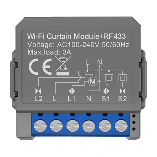 Μονάδα έξυπνης κουρτίνας Avatto CMS16-RF-1 WIFI+RF