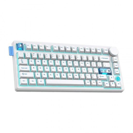 Πληκτρολόγιο ONIKUMA MT706 (λευκό) (QWERTY)