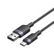 Καλώδιο USB 2.0 A σε USB-C 3A Vention CTNBF 1 M (μαύρο)