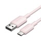 Καλώδιο USB 2.0 A σε USB-C 3A Vention CTQPF 1M (ροζ)