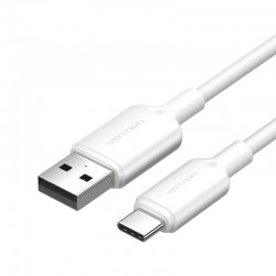 Καλώδιο USB 2.0 A σε USB-C 3A Vention CTQWF 1M (λευκό)