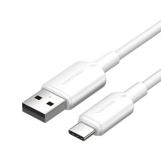 Καλώδιο USB 2.0 A σε USB-C 3A Vention CTQWF 1M (λευκό)