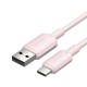 Καλώδιο USB 2.0 A σε USB-C 3A Vention CTQPH 2M (ροζ)
