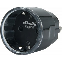 Shelly Plug PM Gen3 Matter 13A έξυπνη πρίζα, μαύρη
