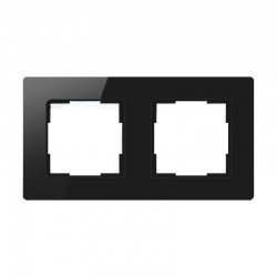Avatto 2 Socket TS20 πλαίσιο διακόπτη φωτισμού (μαύρο)