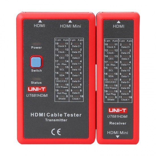 Δοκιμαστής καλωδίων HDMI UNI-T UT681HDMI
