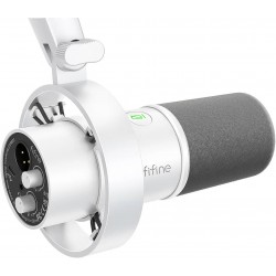 Δυναμικό μικρόφωνο Fifine K688W (λευκό)