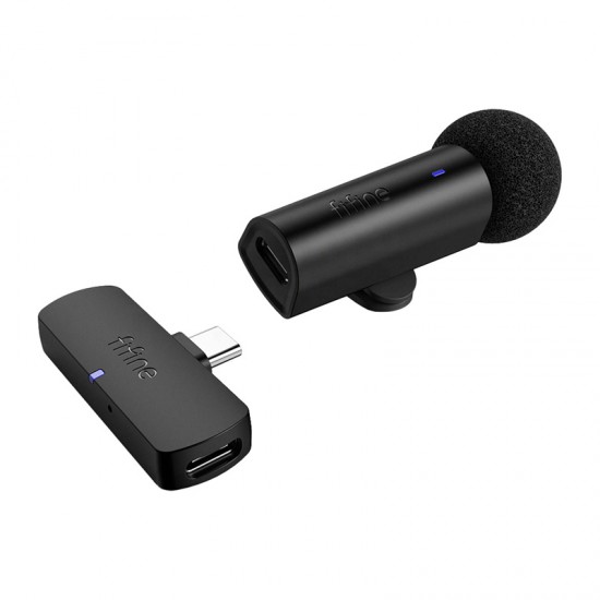 Ασύρματο μικρόφωνο γραβάτας Fifine M6 USB-C (μαύρο)