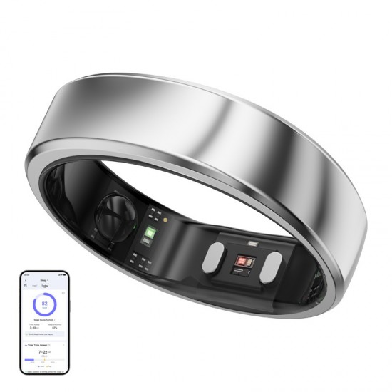 Smartring RingConn Air Gen 2 (μέγεθος 14, γαλαξιακό ασημί)