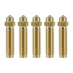 Σετ ακροφυσίων από σκληρυμένο ορείχαλκο 0,2 mm για το ELEGOO Centauri Carbon