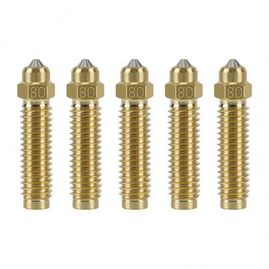 Σετ ακροφυσίων από σκληρυμένο ορείχαλκο 0,8 mm για το ELEGOO Centauri Carbon