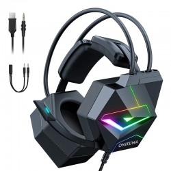 Ακουστικά gaming ONIKUMA X20 (μαύρο)