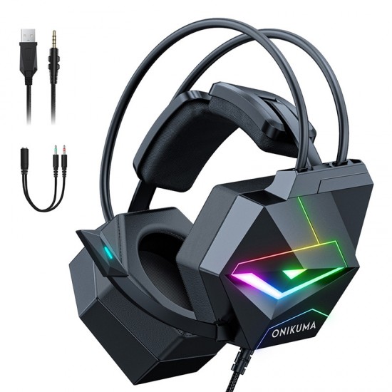 Ακουστικά gaming ONIKUMA X20 (μαύρο)