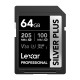 Κάρτα μνήμης Lexar Professional SILVER PLUS SDXC 64GB