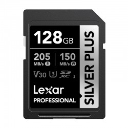 Κάρτα μνήμης Lexar Professional SILVER PLUS SDXC 128GB