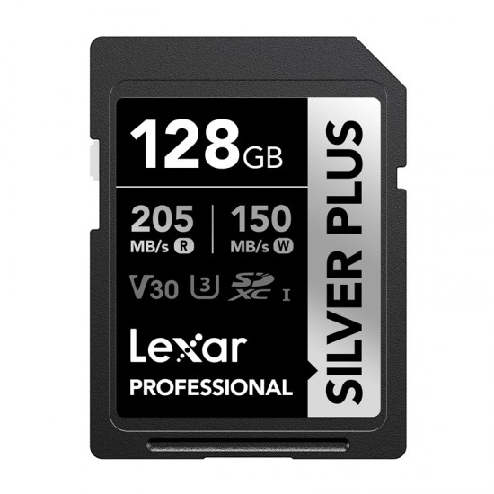 Κάρτα μνήμης Lexar Professional SILVER PLUS SDXC 128GB