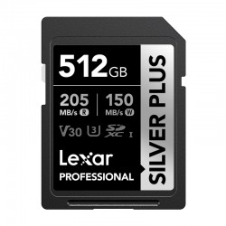 Κάρτα μνήμης Lexar Professional SILVER PLUS SDXC 512GB