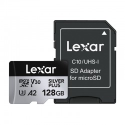 Τρόπος αγοράς Lexar High-Performance Silver Plus microSDXC 128GB + προσαρμογέας