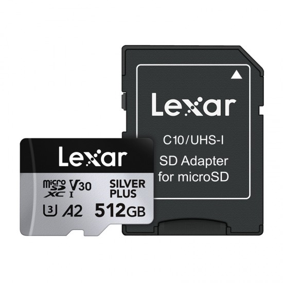 Τρόπος αγοράς Lexar High-Performance Silver Plus microSDXC 512GB + προσαρμογέας