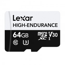 Κάρτα μνήμης Lexar υψηλής αντοχής microSDHC/microSDXC 64GB