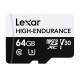 Κάρτα μνήμης Lexar υψηλής αντοχής microSDHC/microSDXC 64GB