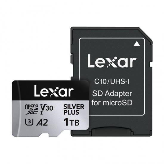 Καθήκοντα αγοράς Lexar High-Performance Silver Plus microSDXC 1TB + προσαρμογέας