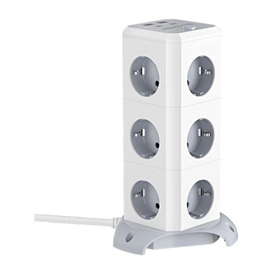 BlitzWolf BW-EC3 Κάθετη πολυπρίζα με 12 πρίζες