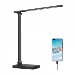 Λάμπα γραφείου Lepro 310004 (Μαύρη)