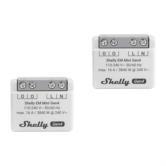 Μετρητής ενέργειας SHELLY EM Mini Gen4, 2 τεμάχια