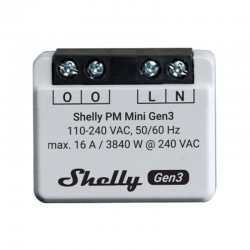 Shelly PM Mini Gen3 Controller, WiFi/Bluetooth