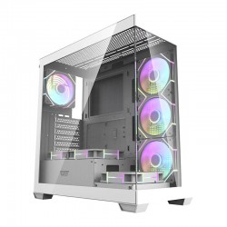 Darkflash Κουτί Υπολογιστή DS900 με 7 ανεμιστήρες ARGB (Λευκό)