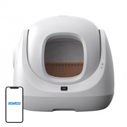 Catlink Έξυπνη Αυτοκαθαριζόμενη Αμμοδόχος BayMax Lite (Ανοιχτό Γκρι) CL-CA-03