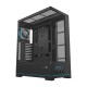 Darkflash DY451L PRO θήκη υπολογιστή με ανεμιστήρα (μαύρο)