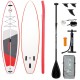 FunWater SUP paddleboard SUPFW69C 3,35m (κόκκινο-άσπρη)